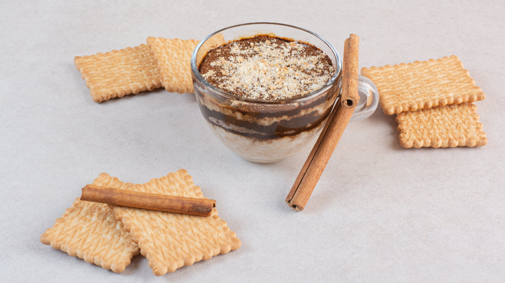 Zimt-Schoko-Mousse mit Spekulatius