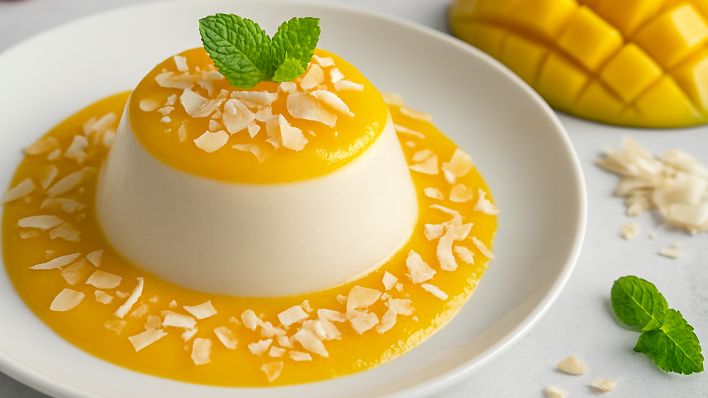 Kokos-Panna-Cotta: Ein Sommertraum in jedem Löffel