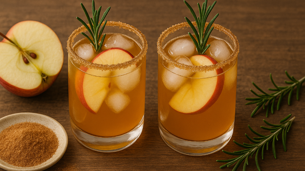 Dein Sommerhighlight: Apfel-Zimt-Eistee mit Ingwer-Zitrone