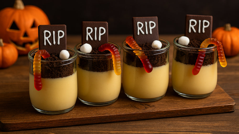 Vanille-Friedhof im Glas