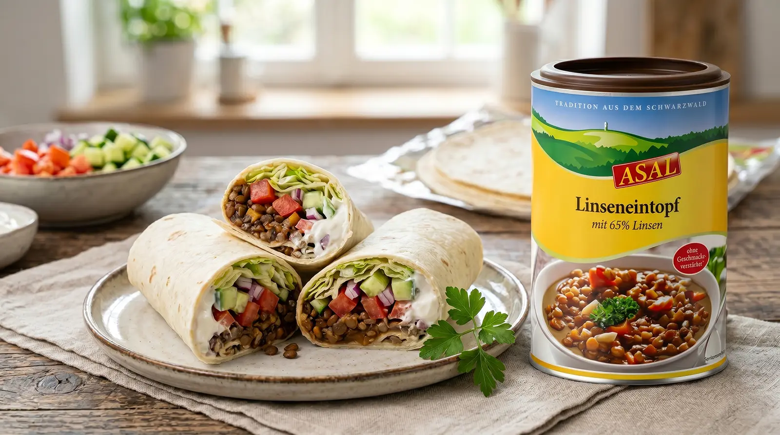 Wrap it up: Linsen-Wraps für deinen Genussmoment