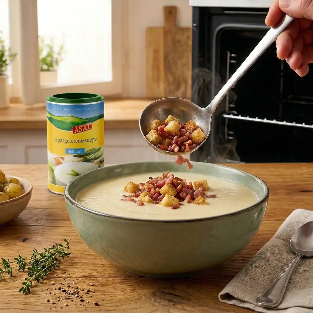 Spargelcremesuppe fettarm