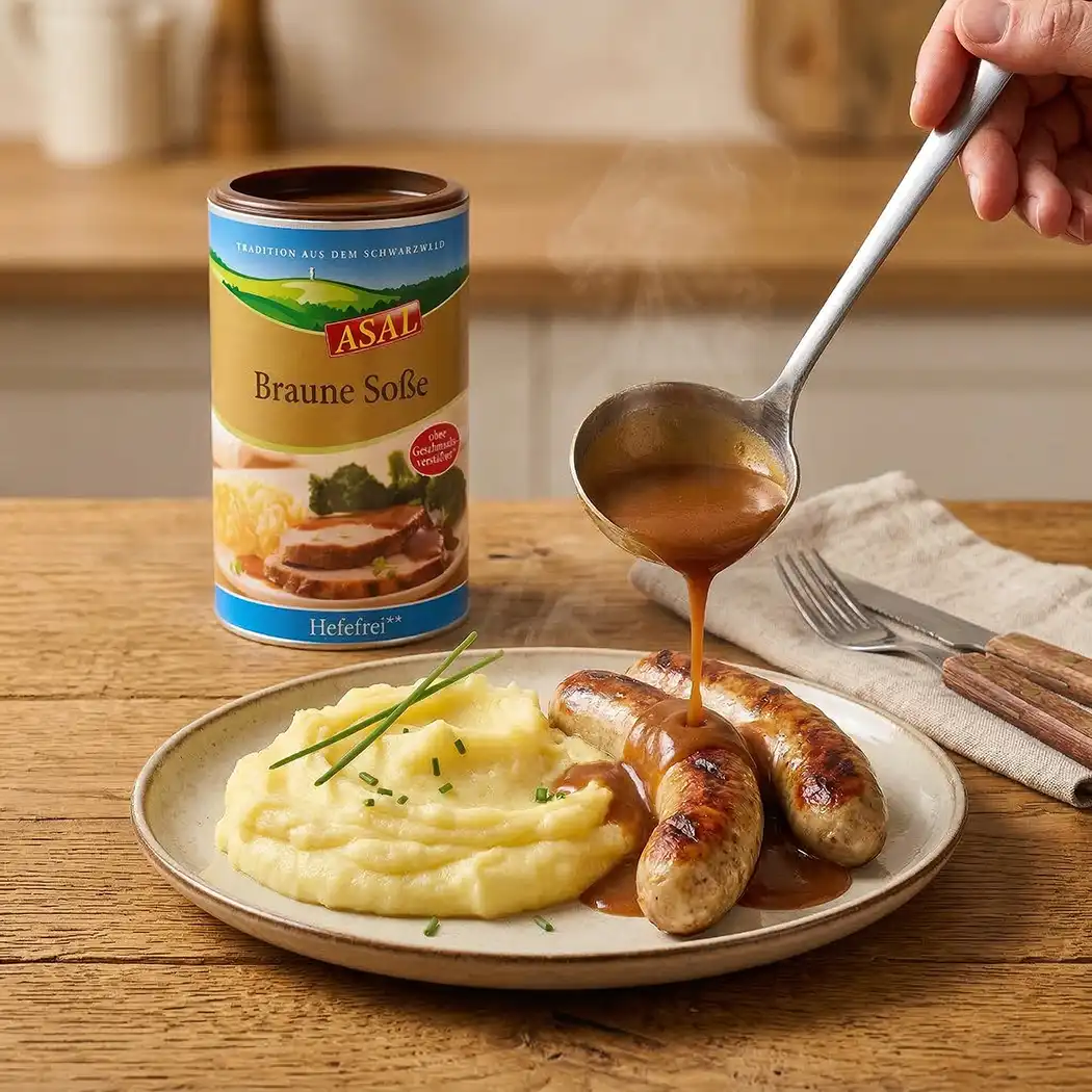 Braune Sauce ohne Hefe