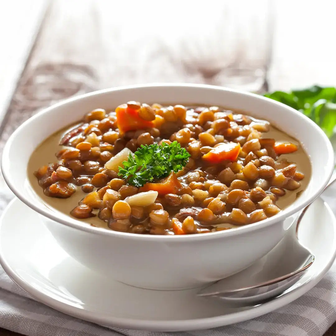 Linseneintopf fettarm & proteinreich