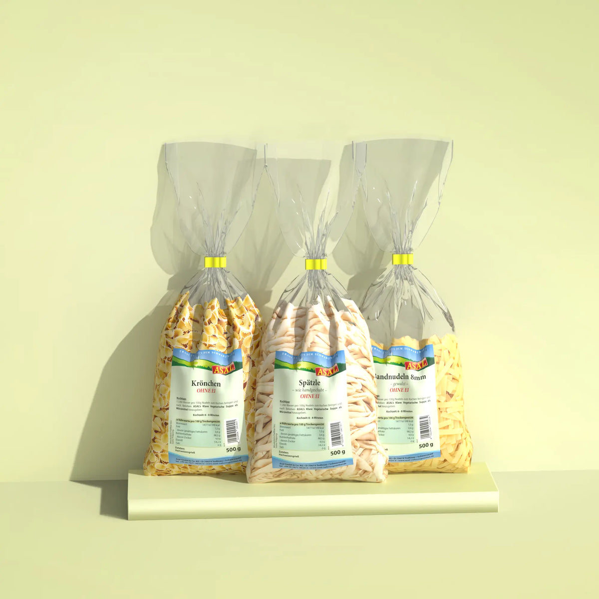 Nudeln ohne Ei 500g