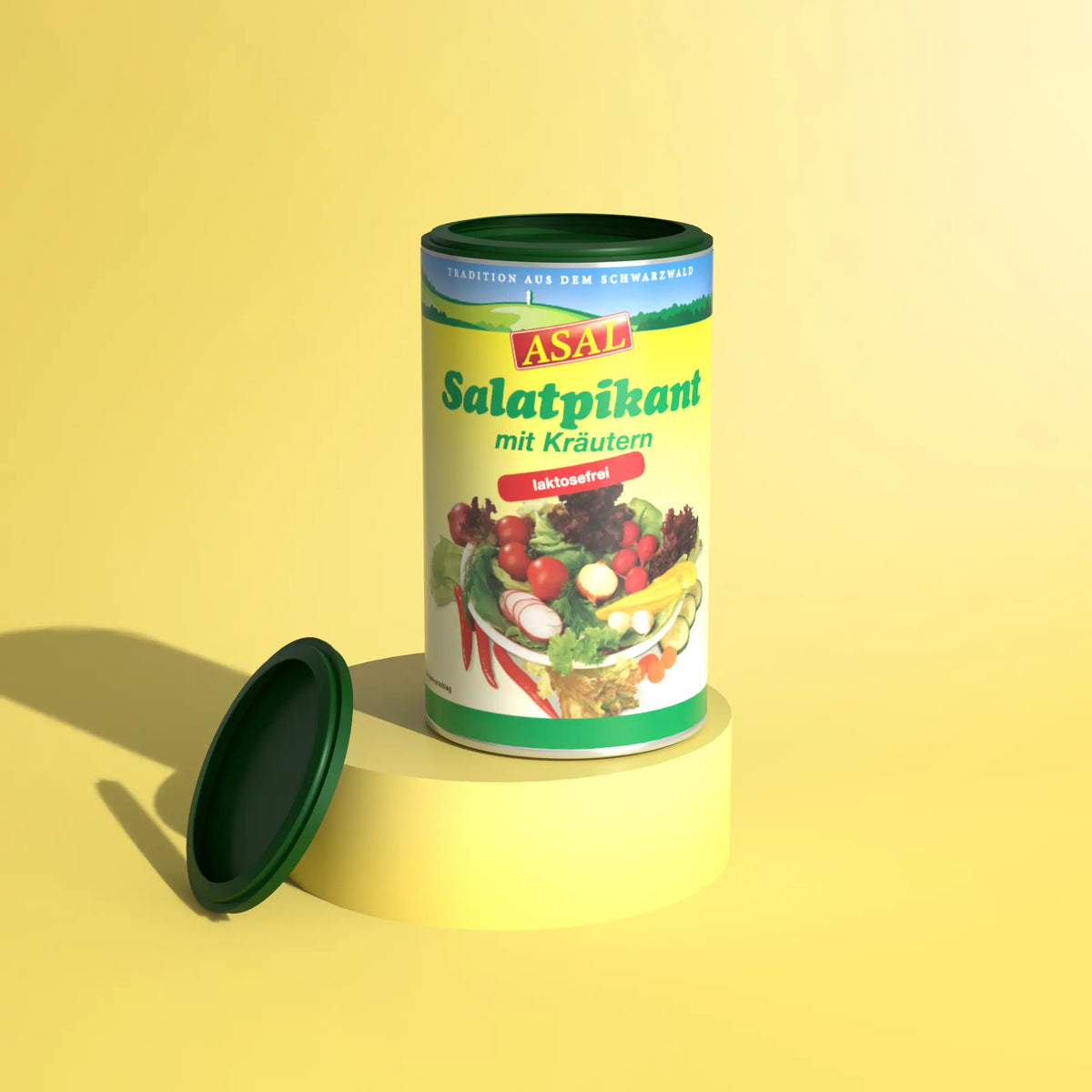 Salatpikant mit Kräutern