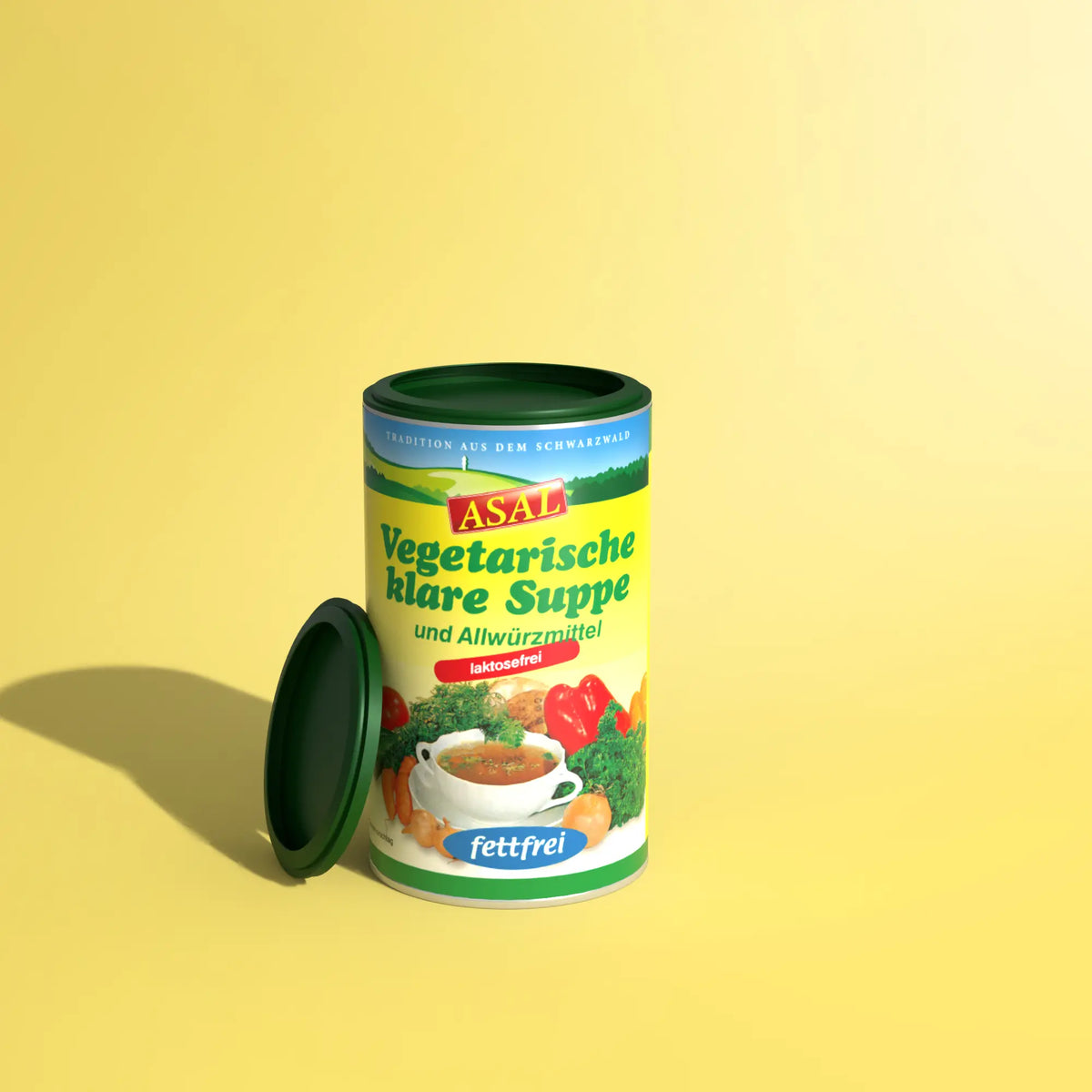 Vegetarische klare Suppe