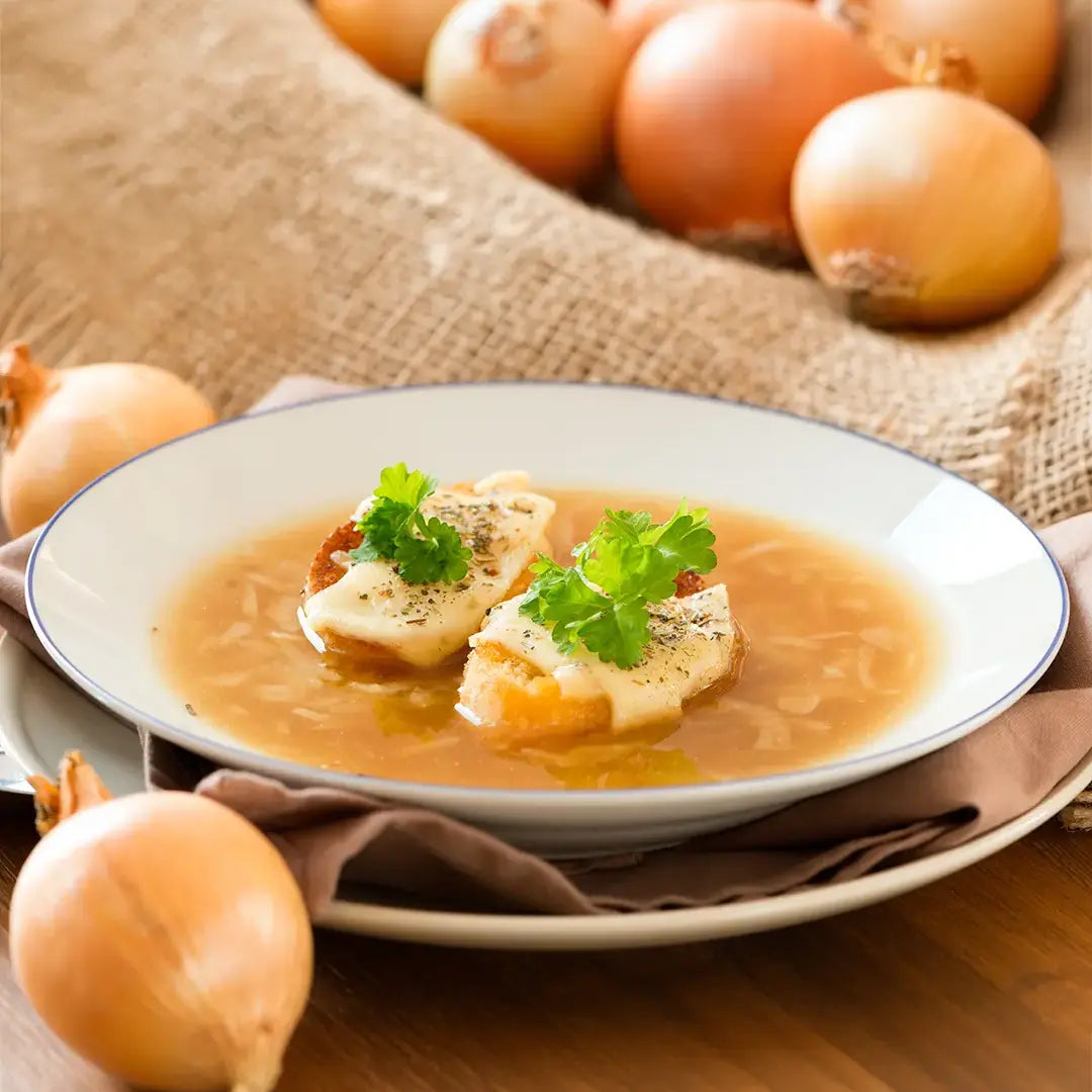 Zwiebelsuppe französische Art