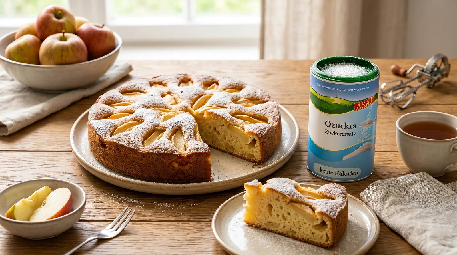 Leicht, saftig und unwiderstehlich: versunkener Apfelkuchen