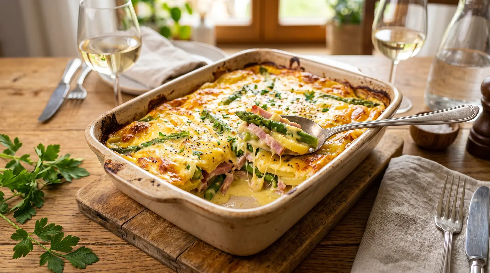 Cremiges Spargelsoufflé – Ein Genuss für die ganze Familie