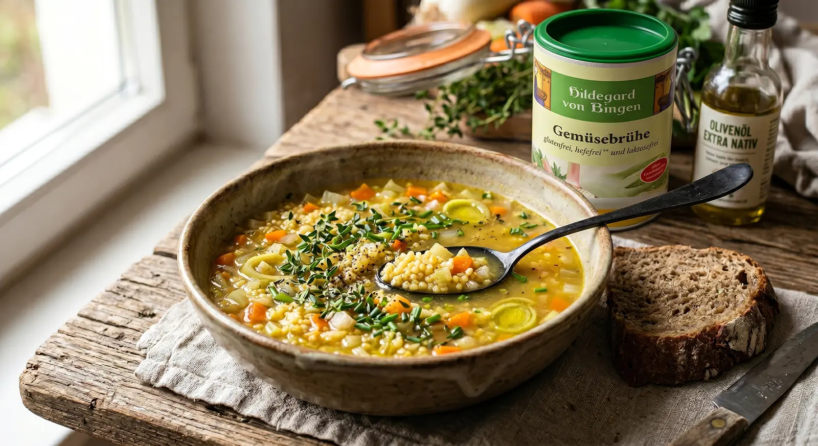 Hildegards Erkältungssuppe - warm & würzig