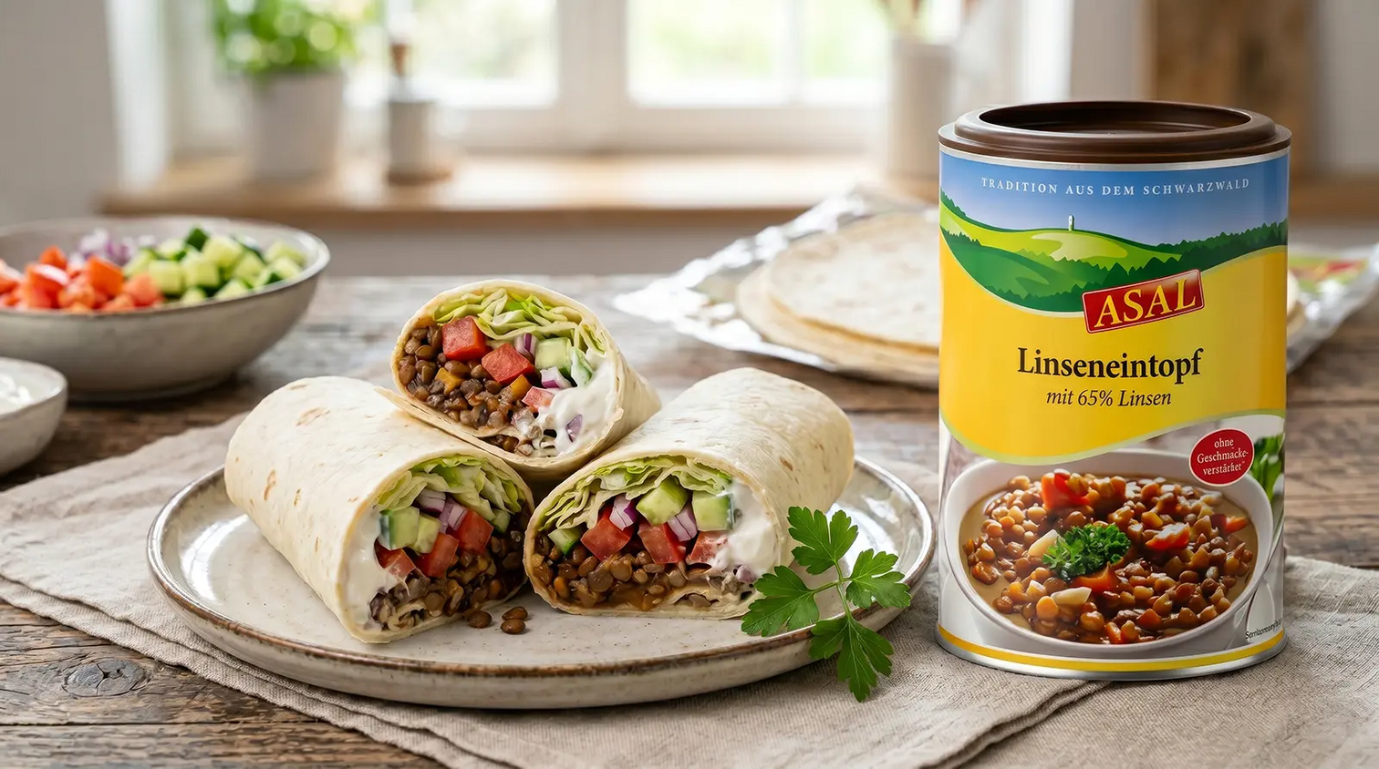 Wrap it up: Linsen-Wraps für deinen Genussmoment