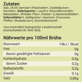 Bio Gemüsebrühe