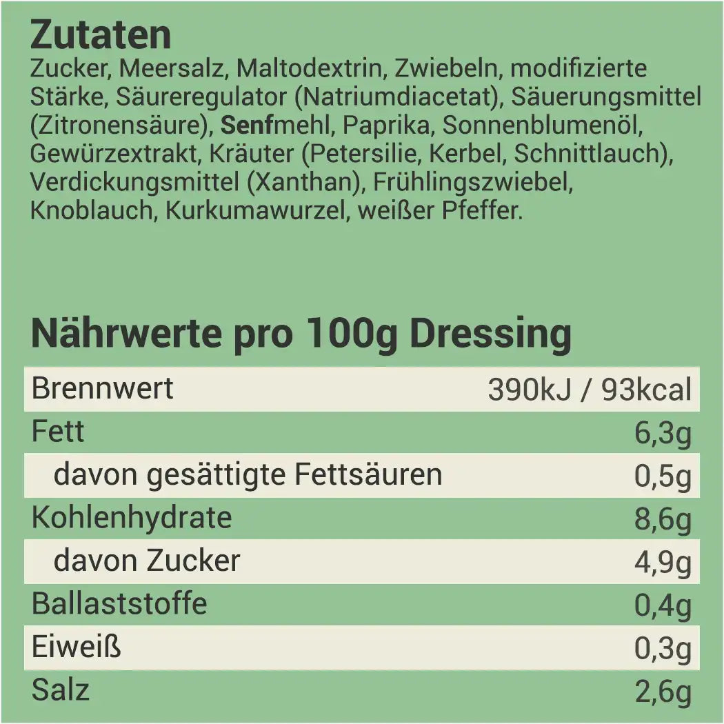 Gourmet-Dressing Vinaigrette