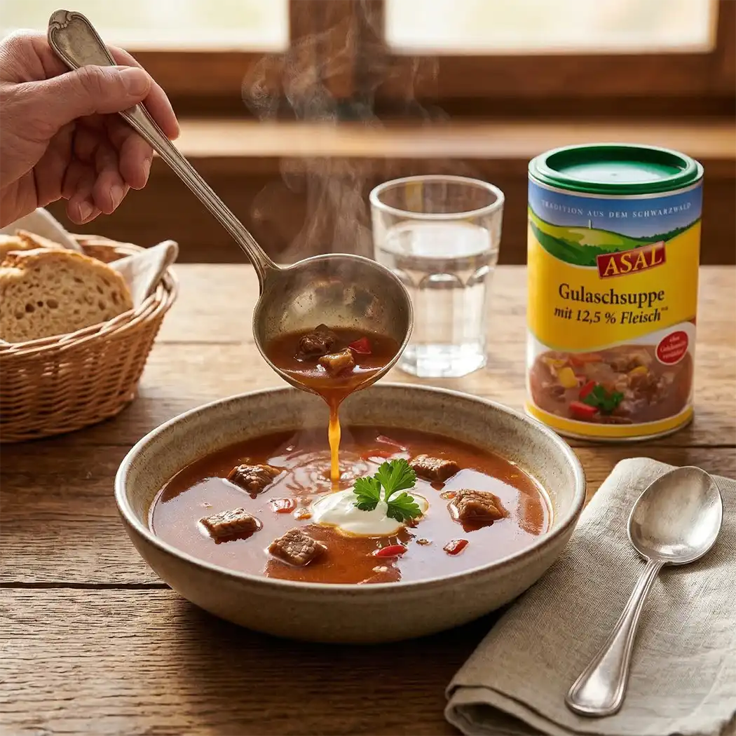 Gulaschsuppe mit 12% Rindfleisch