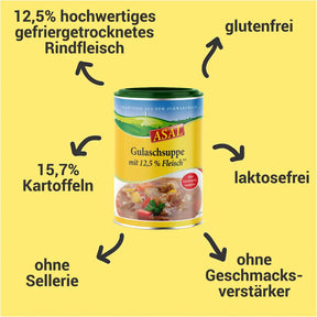 Gulaschsuppe mit 12% Rindfleisch