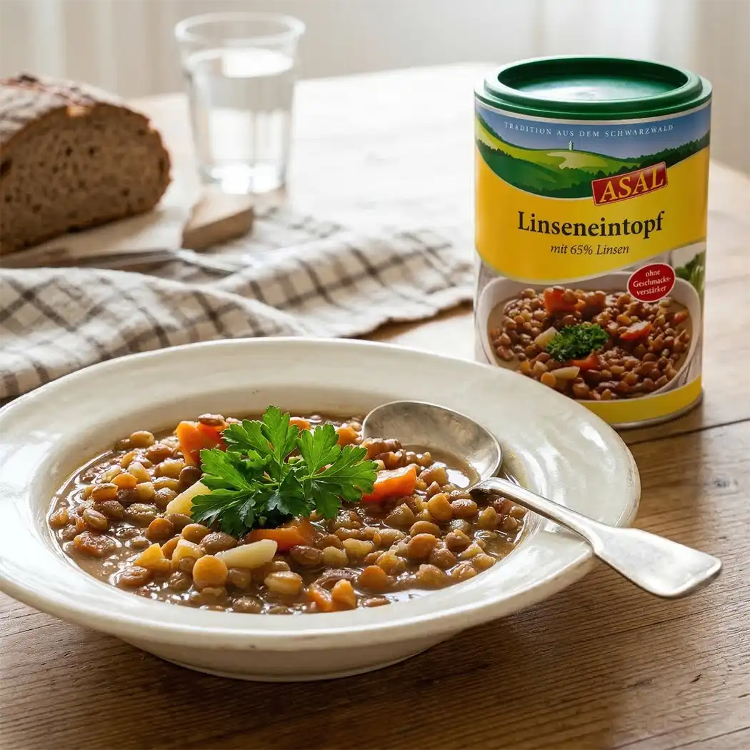Linseneintopf fettarm & proteinreich