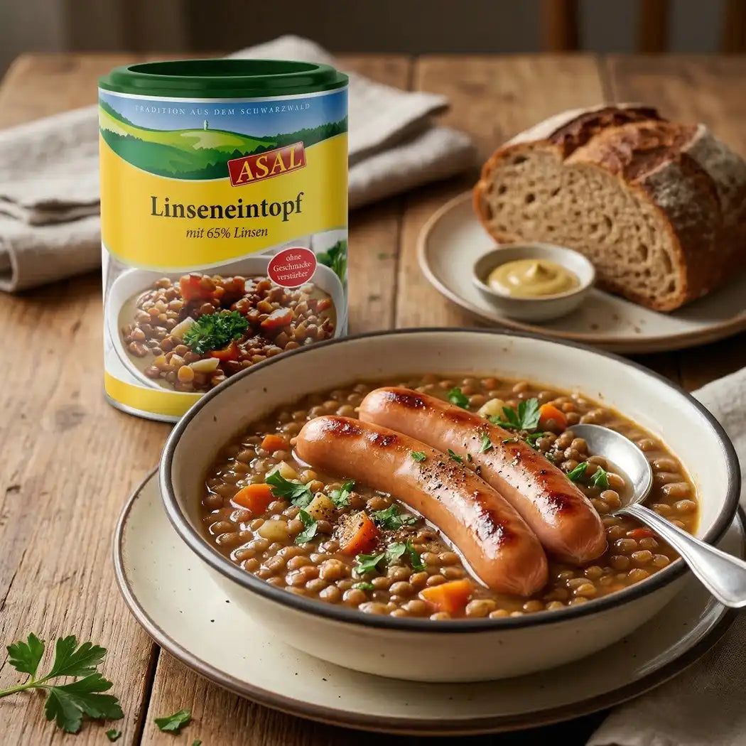 Linseneintopf fettarm & proteinreich