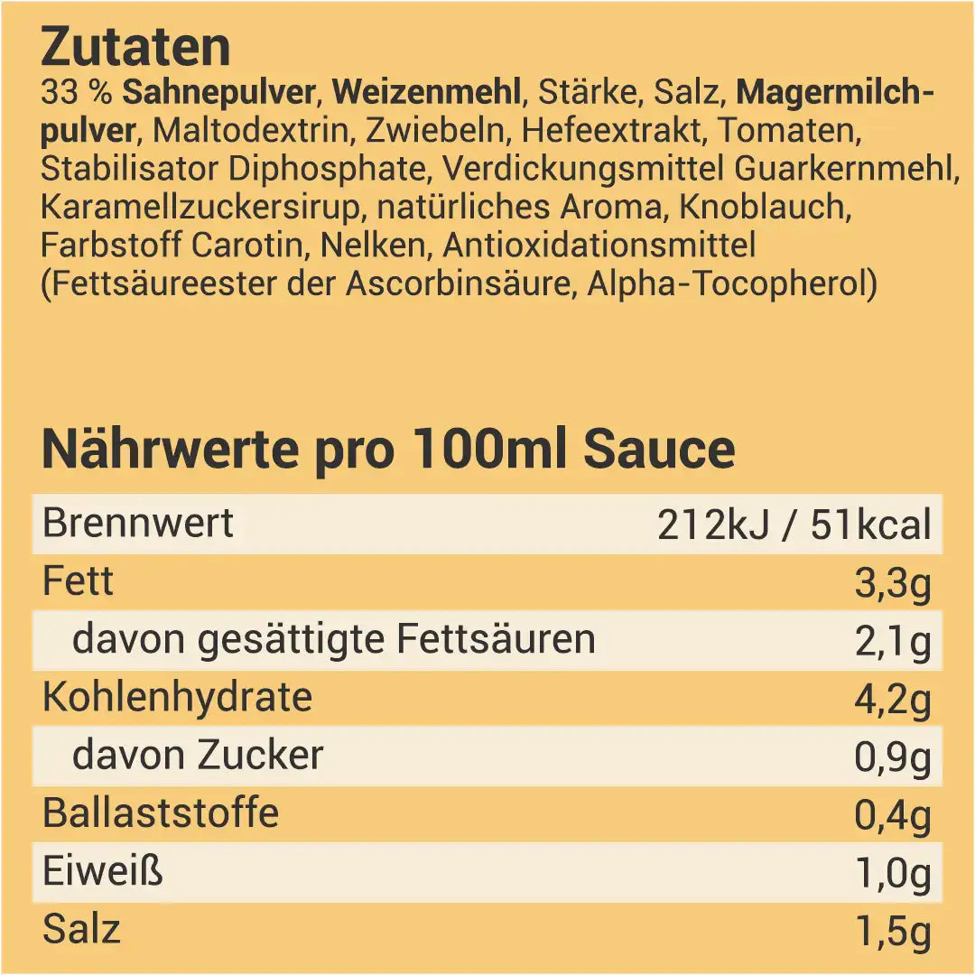 Delikatess Rahmsauce