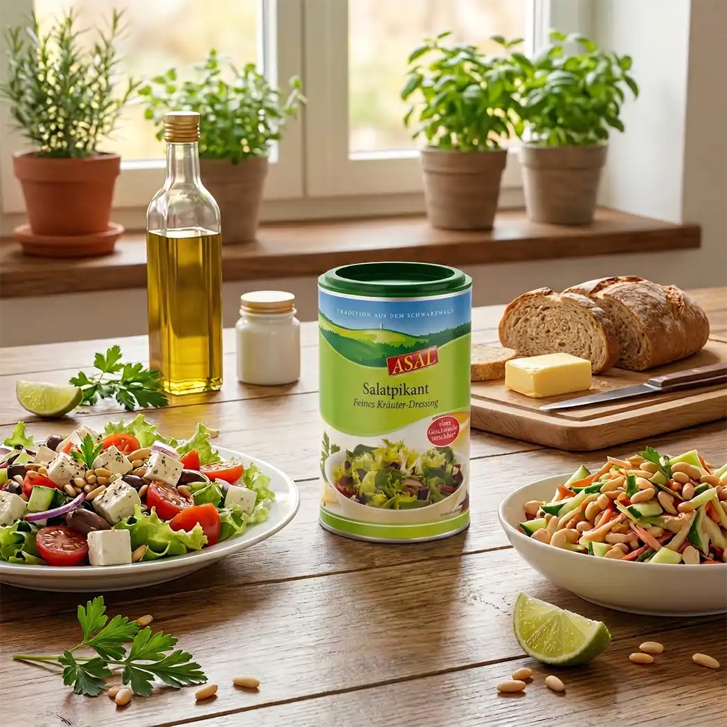 Salatpikant ohne Geschmacksverstärker