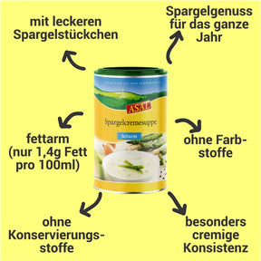 Spargelcremesuppe fettarm