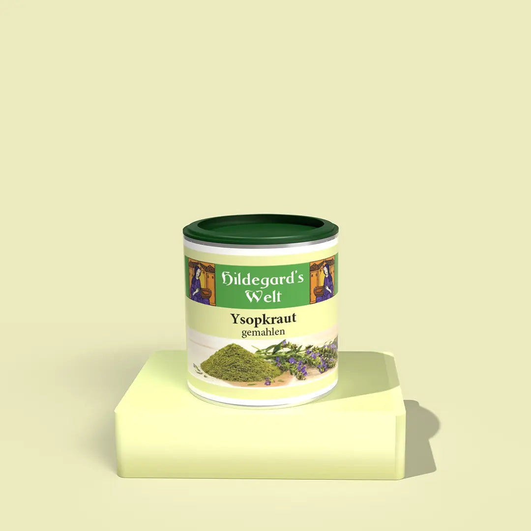 Ysopkraut gemahlen
