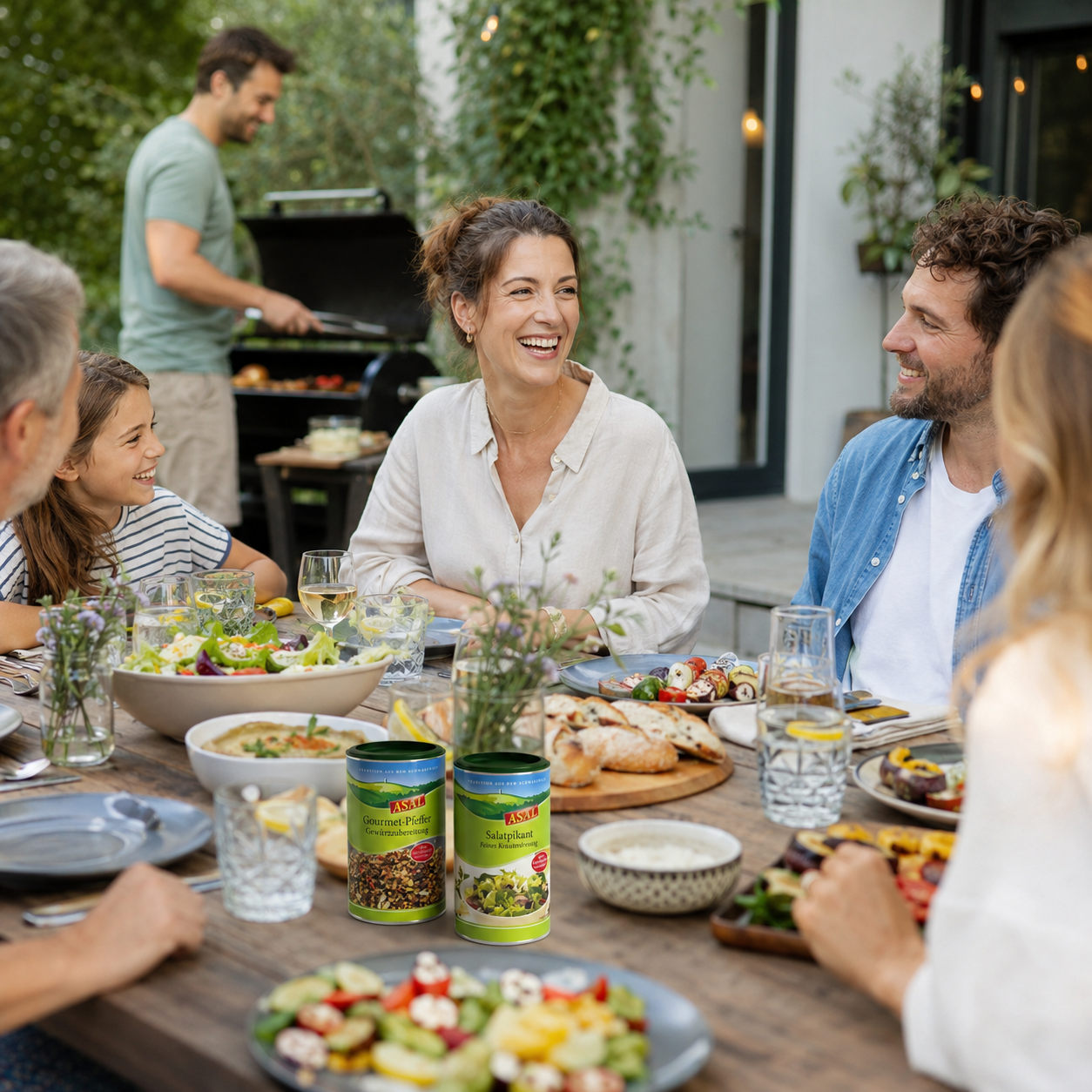 Sommer-Grill-Set